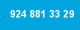 924 881 33 29 924 881 33 29
